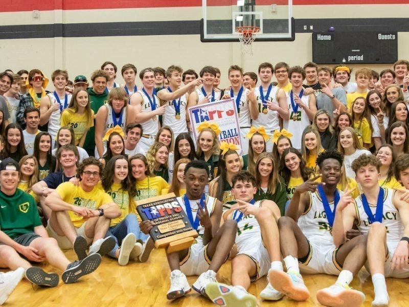 legacy basketball state champs fan support
