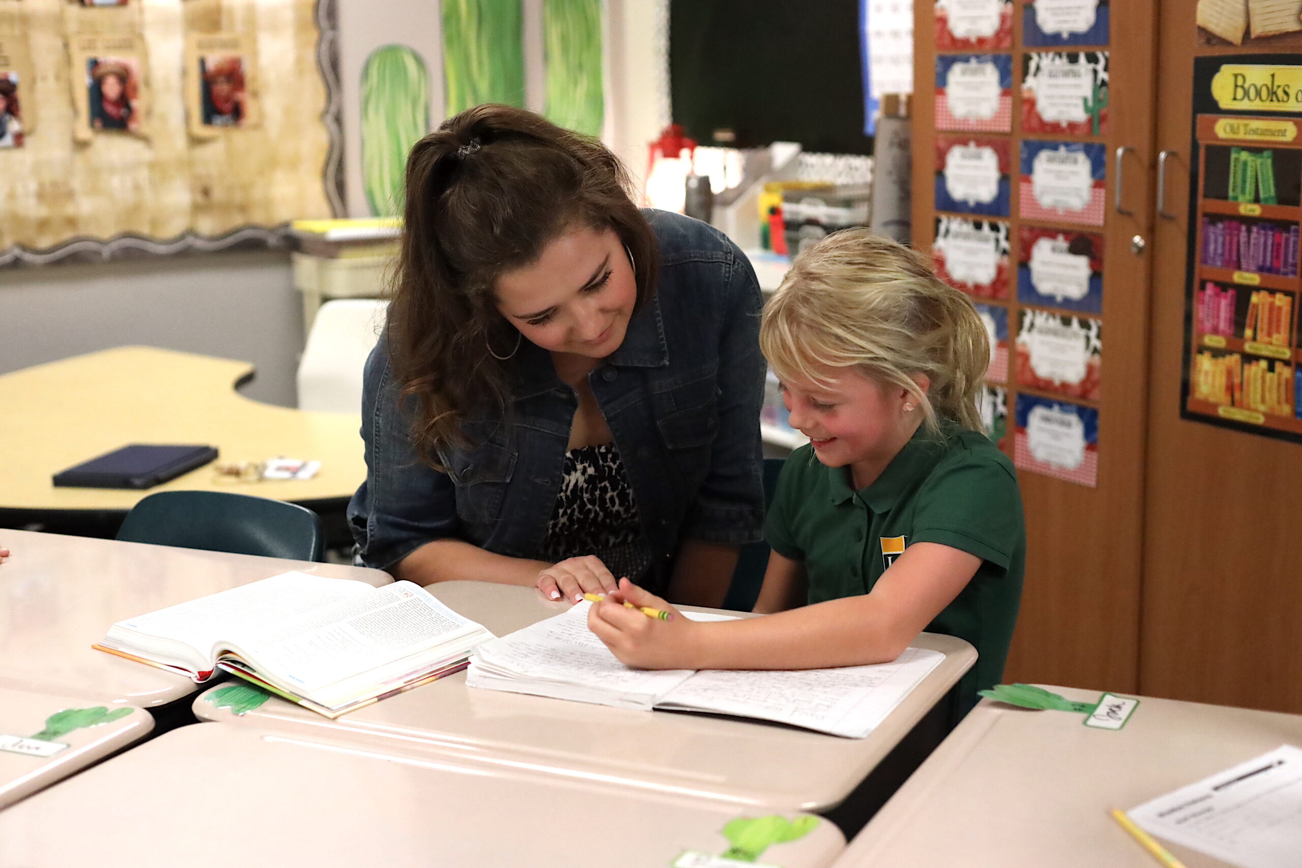 Third grade students at Legacy Christian Academy