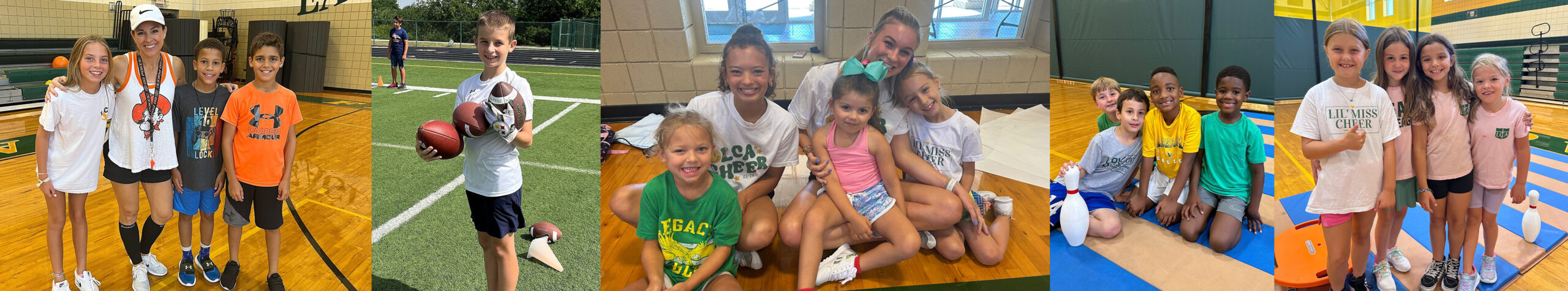 Students enjoying Camp Eagle summer activities on the LCA campus