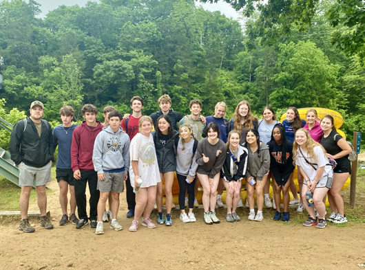Legacy students on an educational trip