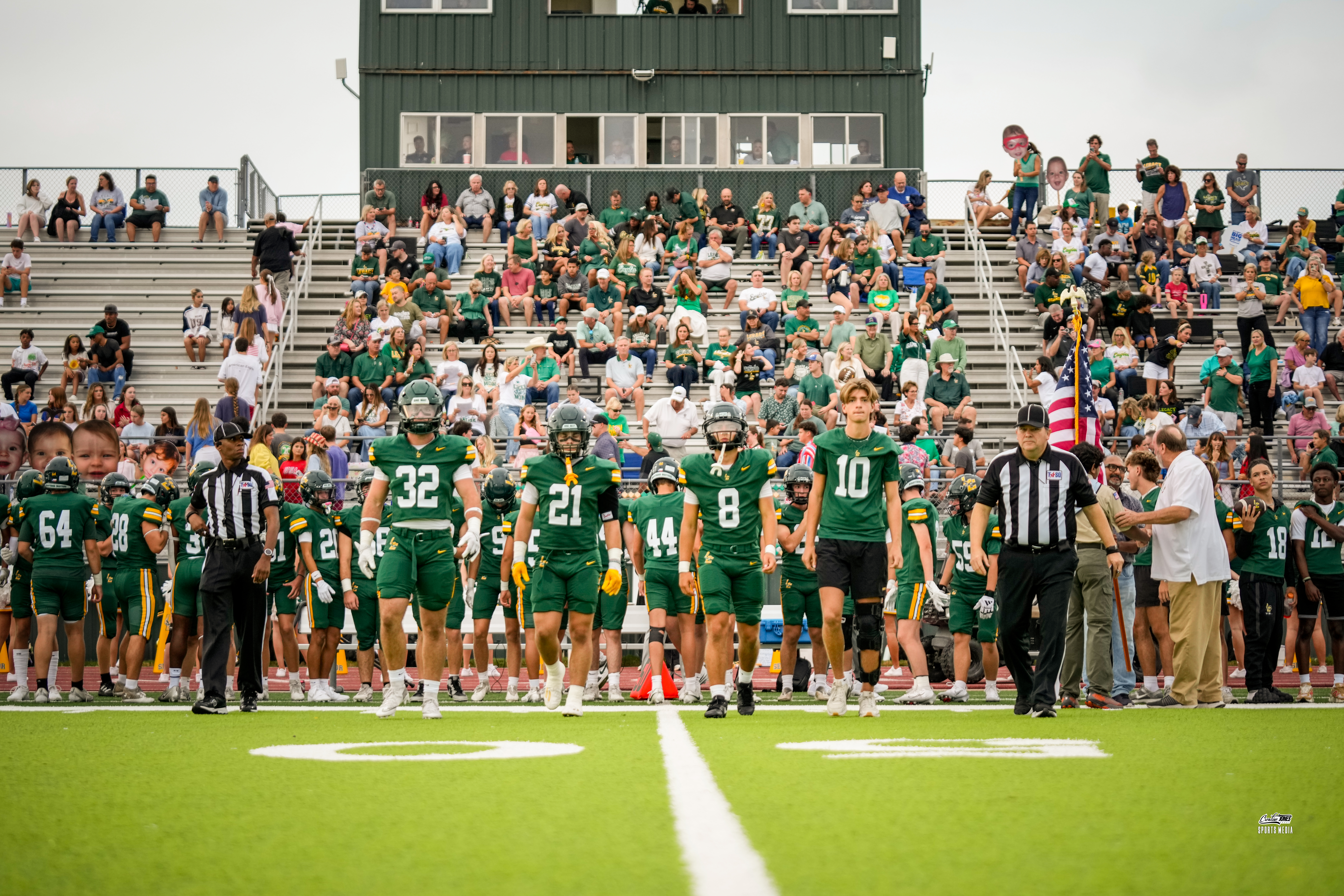 Legacy Christian Academy Eagle Football under the Friday night lights